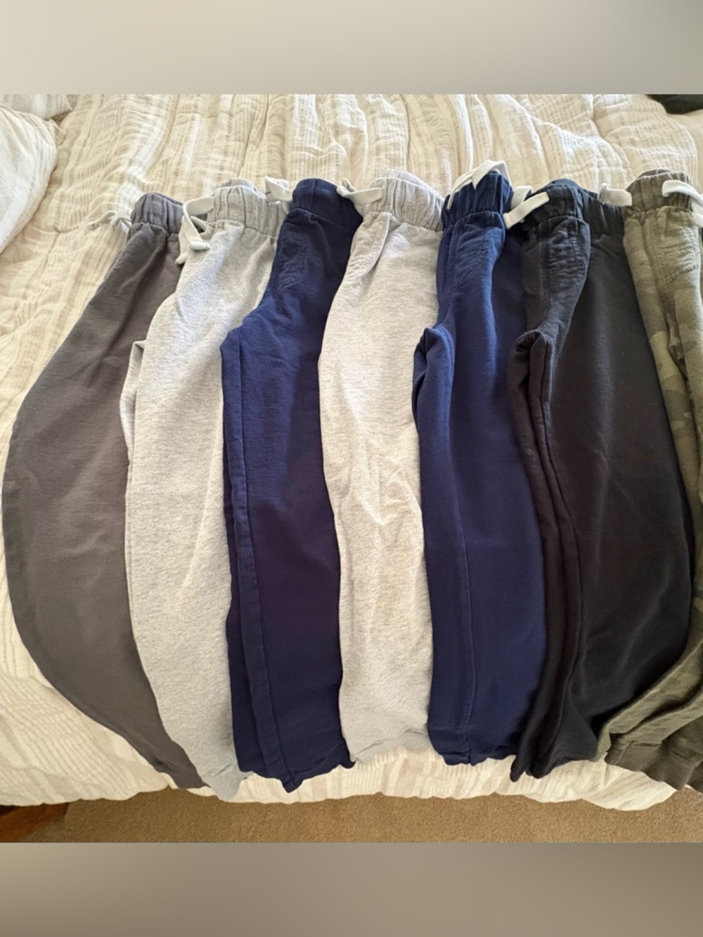 Carter's terry sweatpant joggers with pockets 11 Pair - Picture 3 of 5